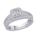 STERLING SILVER BRIDAL SET