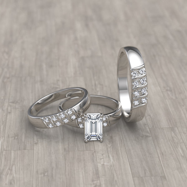 GOLD WEDDING SET - 12GG08