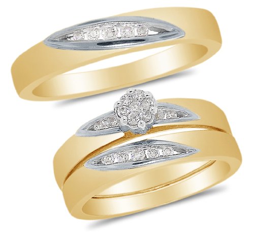 GOLD WEDDING SET