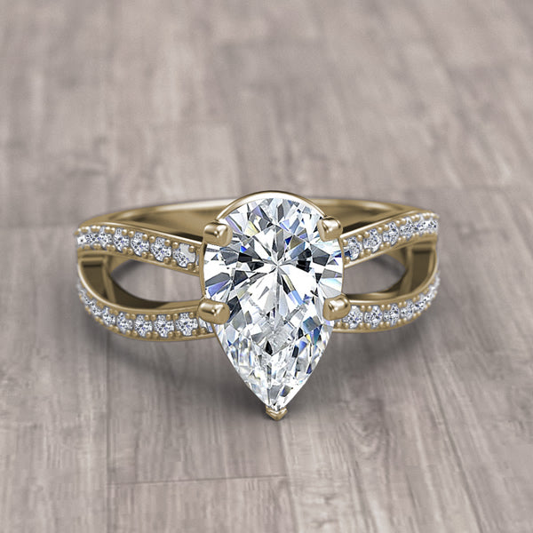 Pear Cut  Engagement Ring -12GG95