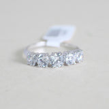 Sterling Silver Engagement Ring - 13AB01