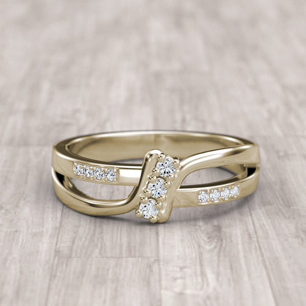 Gold Engagement Ring - 13GG01