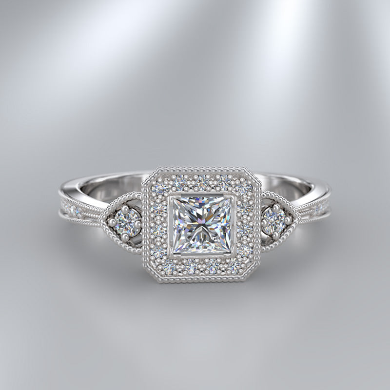 Gold Engagement Ring - 13GG08