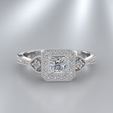 Gold Engagement Ring - 13GG08