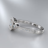 Gold Engagement Ring - 13GG08