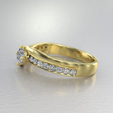 Gold Engagement Ring - 13GG17