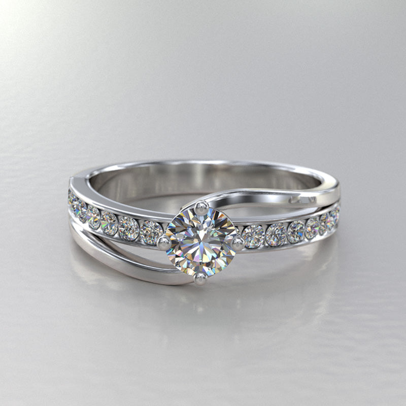 Gold Engagement Ring - 13GG17
