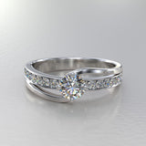 Gold Engagement Ring - 13GG17