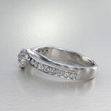 Gold Engagement Ring - 13GG17