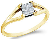 Yellow OR White Gold Diamond Engagement Ring