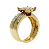 0.40 CT Diamond Wedding Trio Set - 14GG17