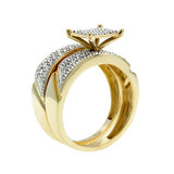 0.50 CT Brilliant Diamond Wedding Trio Set - 14GG20