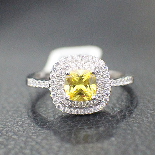 Sterling Silver Engagement Ring - 15AB18