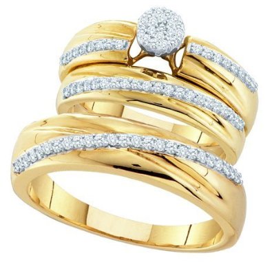 0.40CTW DIAMOND Wedding Set - 15GG12
