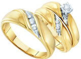 Diamond Wedding Trio Set - 15GG16