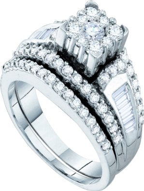 1.47CT White Diamond Bridal Set - 15GG25