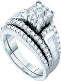 1.47CT White Diamond Bridal Set - 15GG25