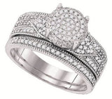 Diamond 0.35CTW  White Gold Two Piece Bridal Set - 15GG28