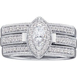 1/5 ct.Diamond Bridal Set - 15GG29