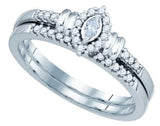 0.22CTW DIAMOND BRIDAL SET - 15GG30