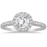 1 Carat T.W Diamond Halo Engagement Ring - 15GG32