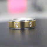 Stainless Steel Wedding Band - 16AB16