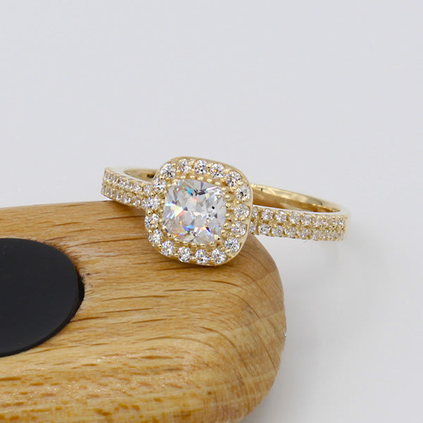 10k Yellow Gold Engagement Ring - 16GG10Y-7