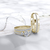 Round Cut Diamond Complete Wedding Set - 16GG23
