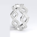 Gold Infinity Wedding Band (8mm wide) - 16GG24