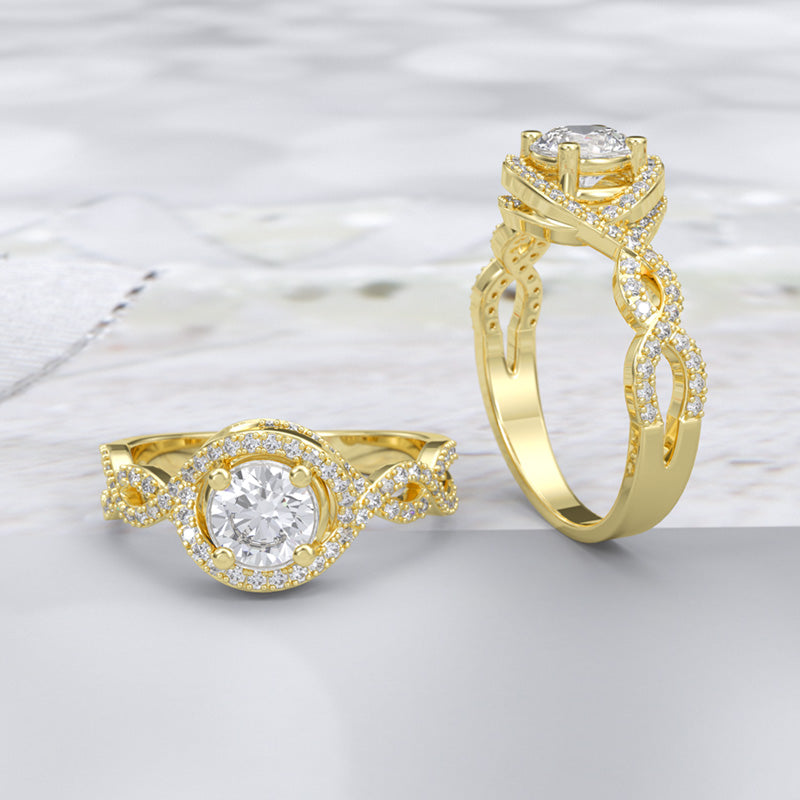Gold Engagement Ring - 16GG26