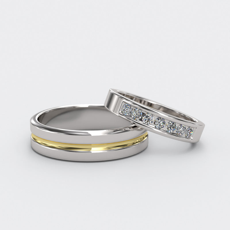 Gold Wedding Bands - 16GG40