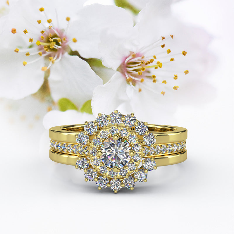 3pc Gold Bridal Set - 16GG55