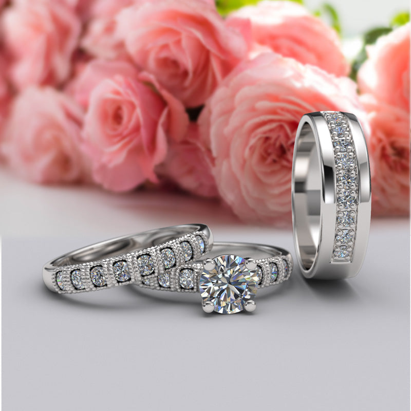 Gold Complete Wedding Ring - 16GG71