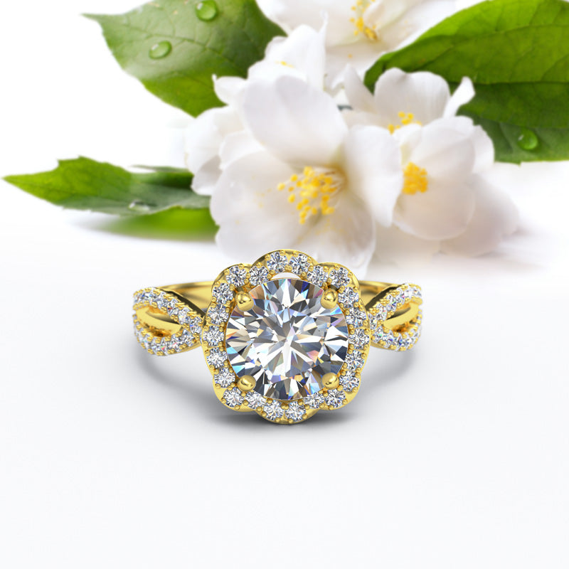 Gold Engagement Ring - 16GG73