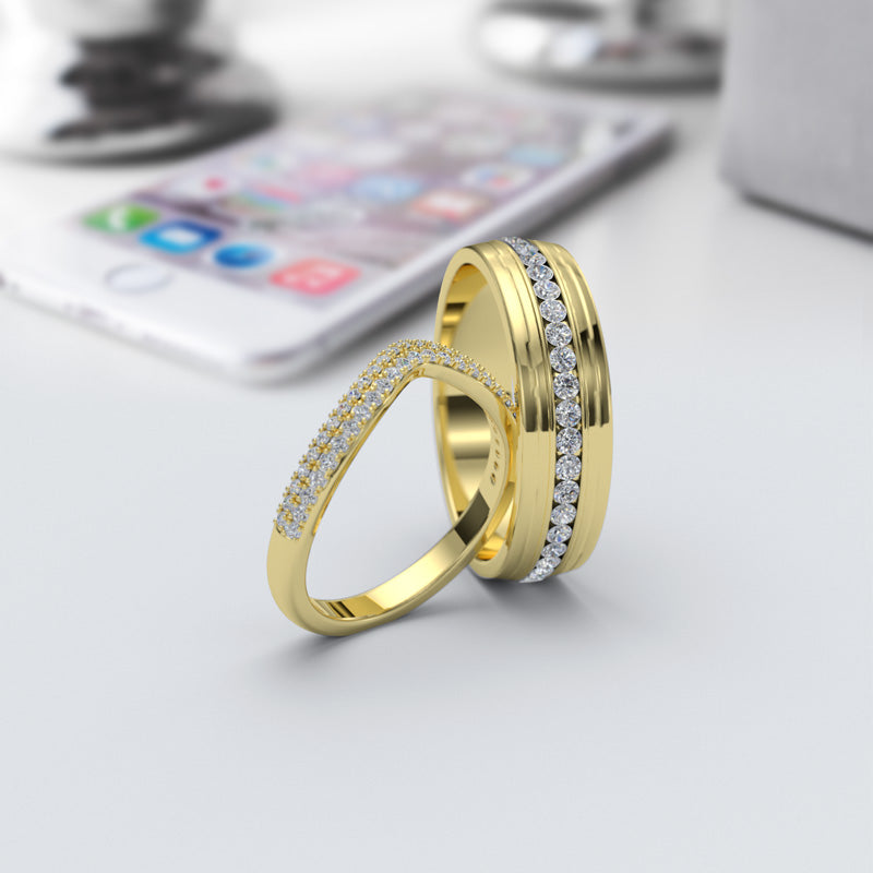 Gold Wedding Bands - 16GG76