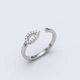 Gold Open Engagement Ring - 16GG78