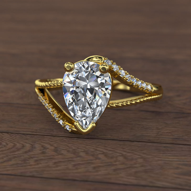 Gold Engagement Ring- 16GG83