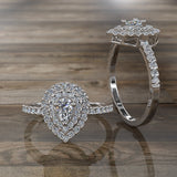 0.47ct Pear Diamond Engagement Ring - 16GG87