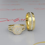 Gold Complete Wedding Set - 16GG91