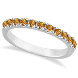 Citrine Stackable Band Anniversary Ring  - 17GG02