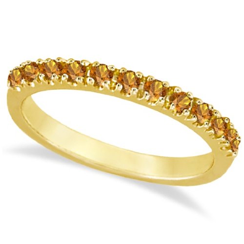 Citrine Stackable Band Anniversary Ring  - 17GG02