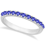 Tanzanite Stackable Band Anniversary Ring - 17GG11