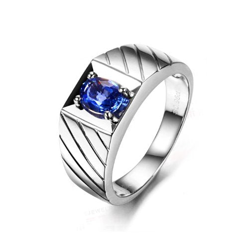 18k 1.29ct Natural Ceylon Sapphire (Cornflower Blue, VVS-Clarity) - 17GG38