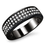 Mens Pave Set Round Diamond Wedding Band Ring - 17GG55