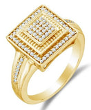 White Gold Diamond Halo Engagement  Ring - 18GG64