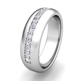 Diamond Wedding Band Ring in Platinum - 18GG02