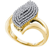 0.40ctw Ladies Diamond Micro Pave Ring - 18GG05