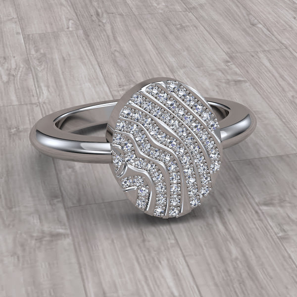 Gold Micro-Pave Ring - 18GG22