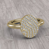 Gold Micro-Pave Ring - 18GG22
