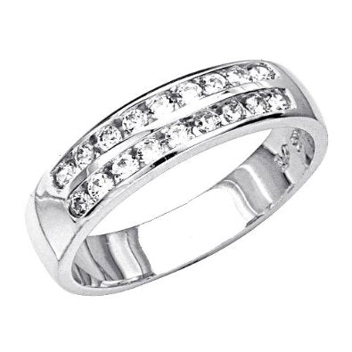 High Polish Finish Ladies Wedding Band - 18GG33
